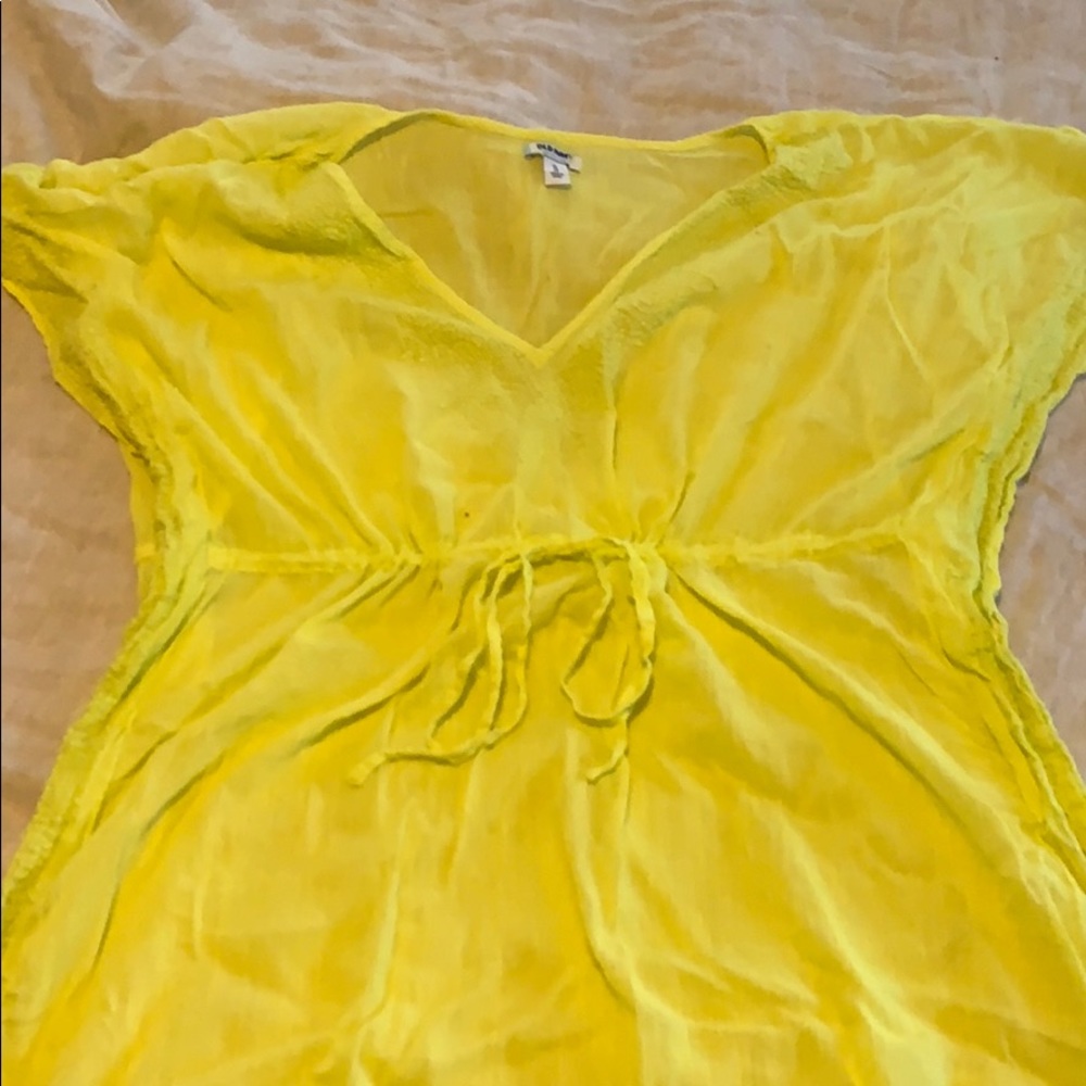 Yellow Swim Cover Up